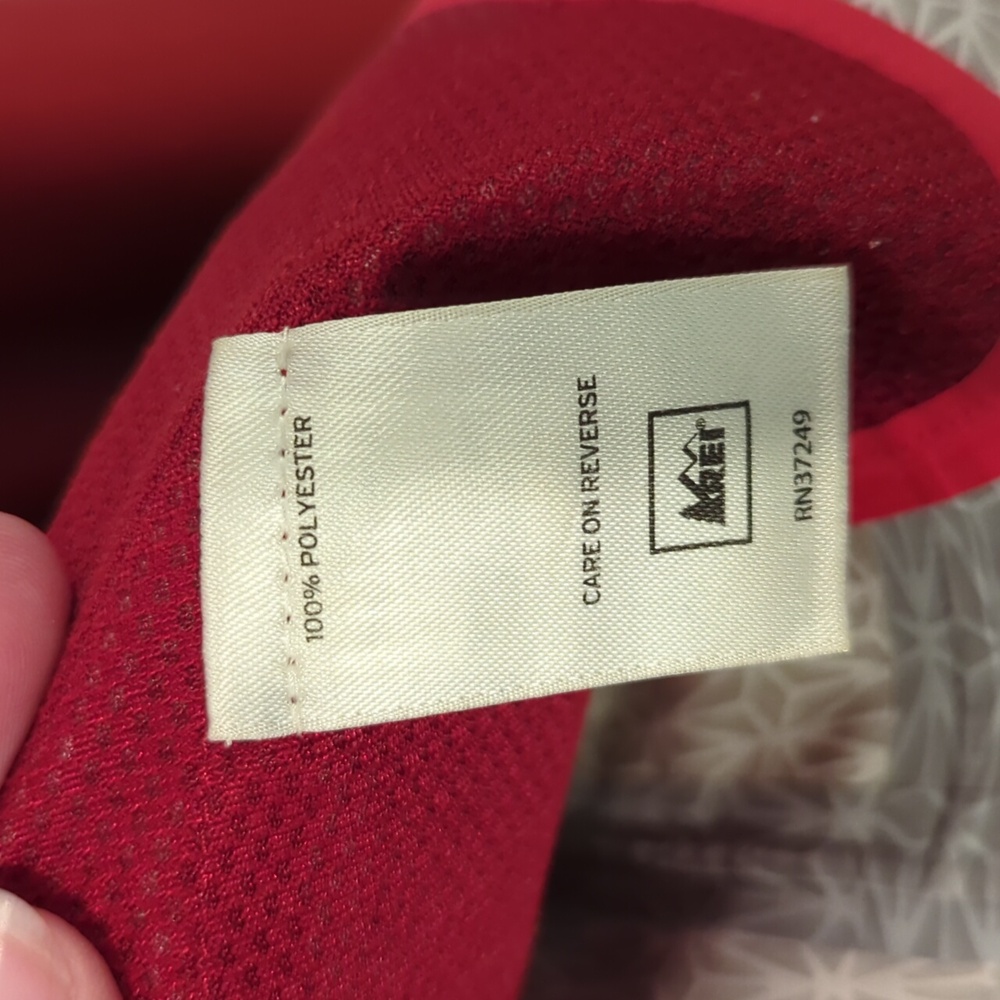 REI Men's Windbreaker Red size XL Hooded‎ image 6